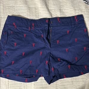 Red Chino Style Bermudas